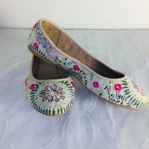 Mix No 6 Dallilah Embroidered Ballet Flats